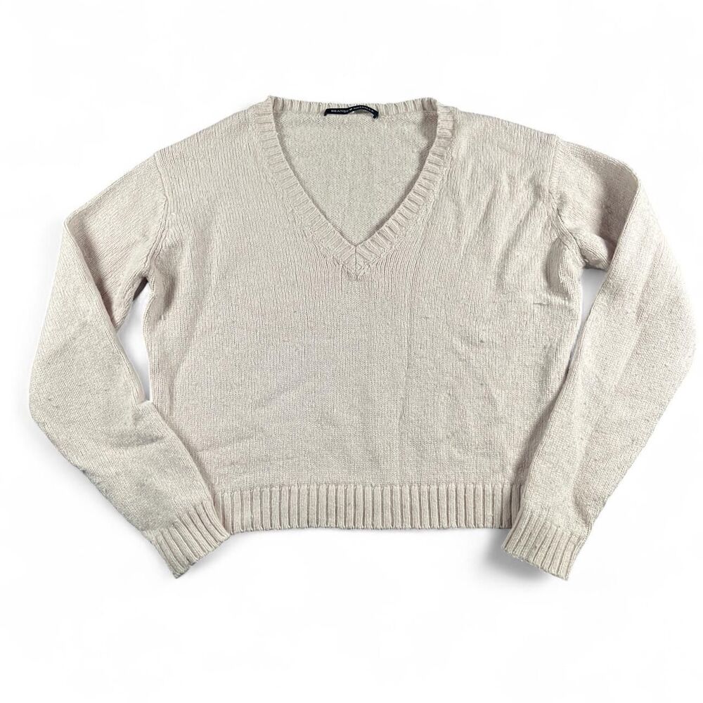 Brandy-melville Women's Pink Jumper